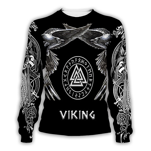 

Men's Pullover Sweatshirt Graphic Halloween Daily Party Halloween Hoodies Sweatshirts Black