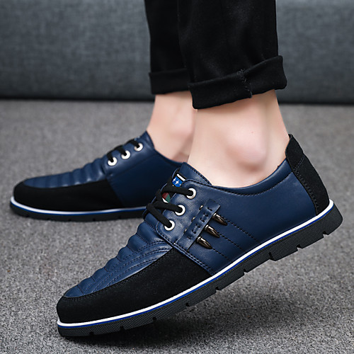 

Men's Oxfords Driving Shoes Drive Shoes Business Vintage British Office & Career Suede Nappa Leather Lightweight Breathable Wear Proof Black Blue Brown Fall Summer