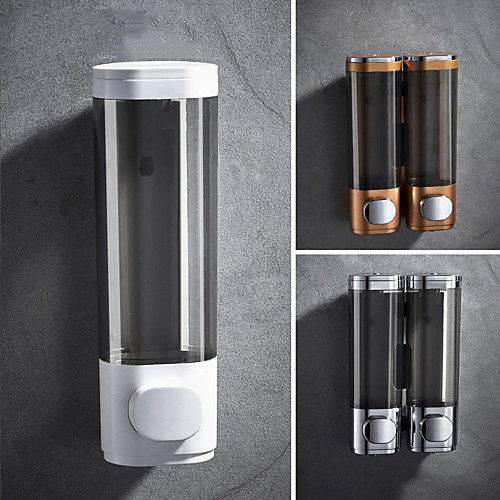 

Bathroom Liquid Soap Dispenser Wall Mounted For Kitchen Plastic 500ml Shower Gel Detergent Shampoo Bottle Hotel Home Accessories
