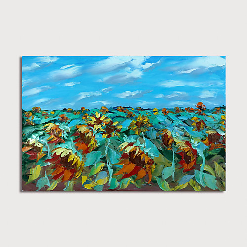 

Oil Painting Hand Painted Horizontal Abstract Landscape Modern Stretched Canvas