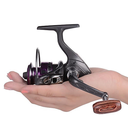 

Fishing Reel Spinning Reel 5.2:1 Gear Ratio 12 Ball Bearings for Bait Casting / Ice Fishing / Spinning