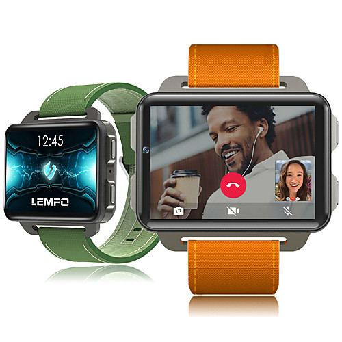 

LEMFO LEM4 PRO Unisex Smartwatch WIFI 3G 4G Waterproof Touch Screen GPS Heart Rate Monitor Blood Pressure Measurement ECGPPG Timer Pedometer Sleep Tracker Sedentary Reminder