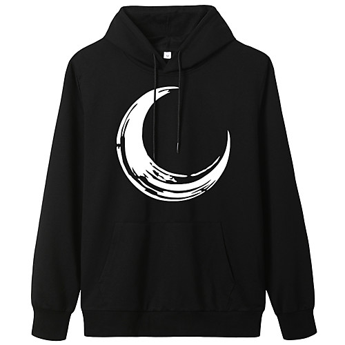 

Women's Pullover Hoodie Sweatshirt Graphic Daily Weekend Basic Casual Hoodies Sweatshirts White Black Blue