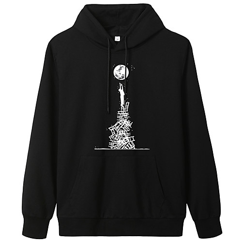 

Women's Pullover Hoodie Sweatshirt Graphic Daily Weekend Basic Casual Hoodies Sweatshirts Black Blue Yellow