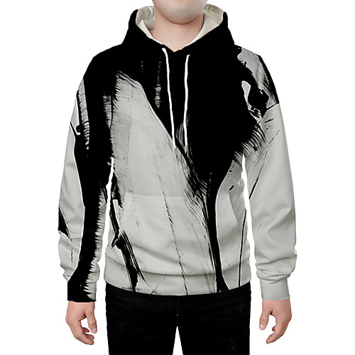 

Men's Hoodie Graphic Daily Going out 3D Print Casual Hoodies Sweatshirts Gray