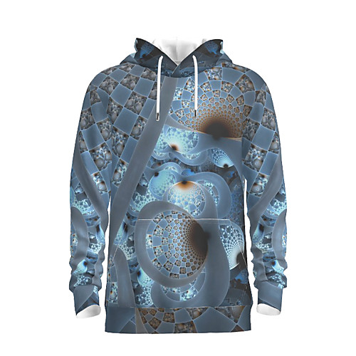 

Men's Daily Pullover Hoodie Sweatshirt Abstract Graphic Hooded Basic Hoodies Sweatshirts Gray