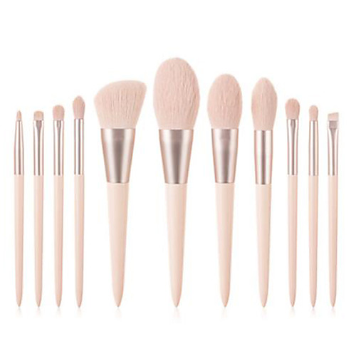 

Professional Makeup Brushes 11pcs Professional Soft Full Coverage Comfy Artificial Fibre Brush Wooden / Bamboo for Eyeliner Brush Makeup Brush Eyeshadow Brush