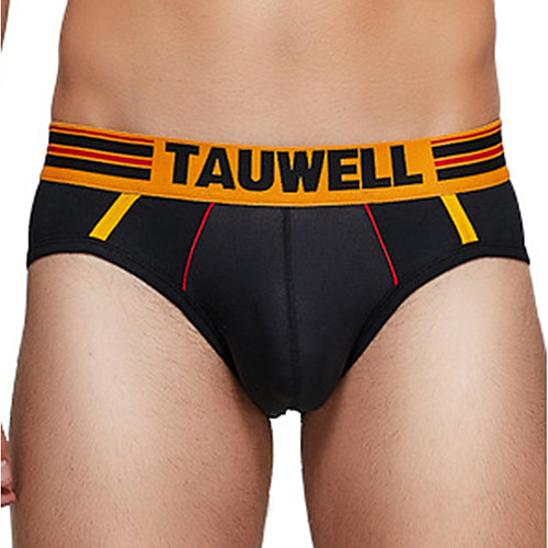 

TAUWELL Men's Sport Briefs Underwear Bottoms Cotton Winter Fitness Gym Workout Performance Running Training Breathable Quick Dry Soft Sport White Black Blue Red Dark Blue / Stretchy