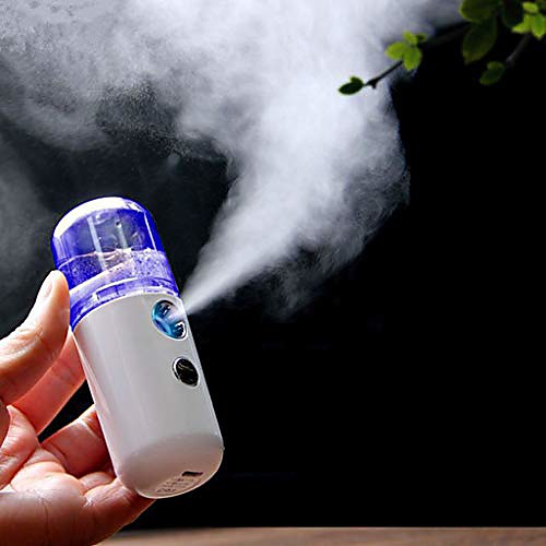 

nano mist diffuser, handy mini facial mister machine, usb rechargeable nano mist sprayerfacial steamer face moisturizing sprayer skin care, makeup, eyelash extensions (a)