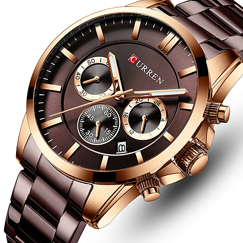 

Men's Military Watch Analog Quartz Formal Style Modern Style Outdoor Water Resistant / Waterproof Chronograph Shock Resistant / One Year / Stainless Steel / Japanese