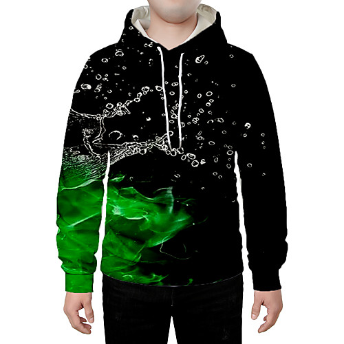 

Men's Hoodie Graphic Daily Going out 3D Print Casual Hoodies Sweatshirts Green