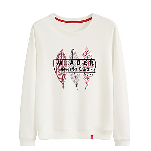 

Women's Sweatshirt Pullover Black White Pink Cartoon Crew Neck Cartoon Cute Letter Printed Sport Athleisure Sweatshirt Top Long Sleeve Warm Soft Comfortable Everyday Use Causal Exercising General Use