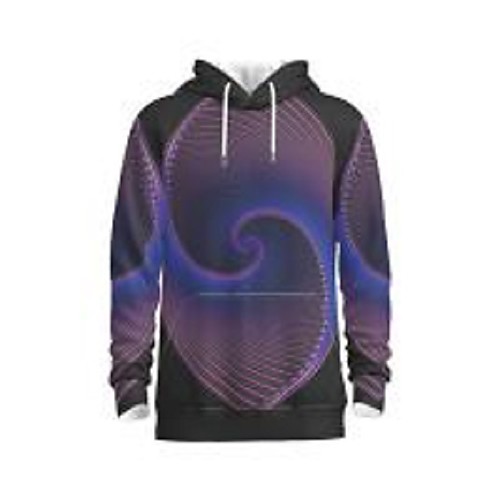 

Men's Pullover Hoodie Sweatshirt Graphic Abstract Daily 3D Print Basic Hoodies Sweatshirts Blue