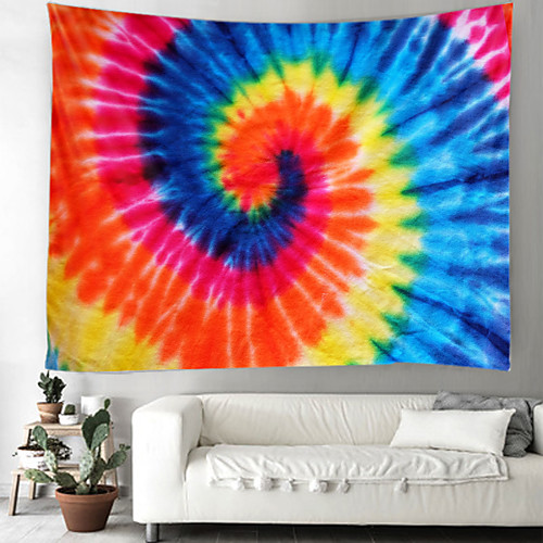 

Mandala Bohemian Tie Dye Wall Tapestry Art Decor Blanket Curtain Hanging Home Bedroom Living Room Dorm Decoration Boho Hippie Psychedelic Floral Flower Lotus Indian