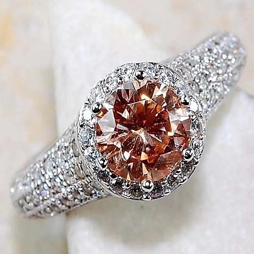 

Ring AAA Cubic Zirconia Silver Brass Hope Elegant 1pc 6 7 8 9 10 / Women's
