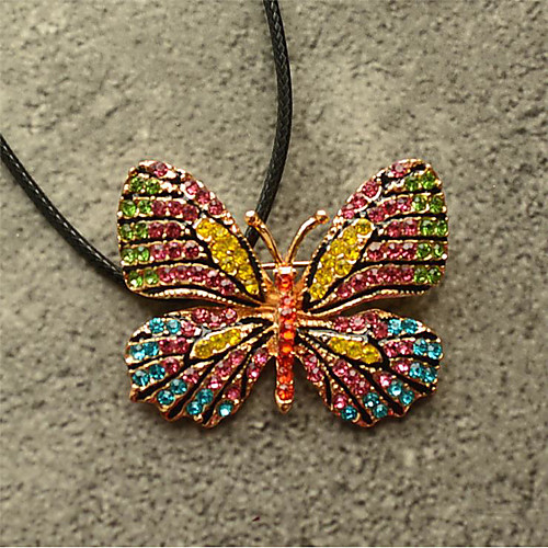 

Choker Necklace Chains Long Necklace Women's Butterfly Unique Design Romantic Trendy Boho Cute Cool Red 90 cm Necklace Jewelry for Street Gift Daily Promise Festival / Charm Necklace