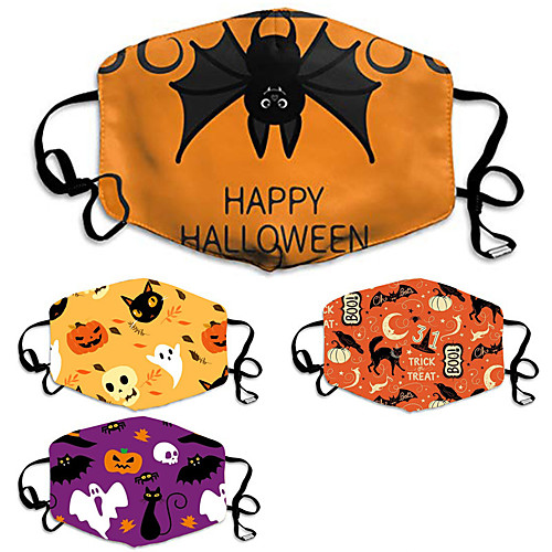 

Halloween Mask Personalized Pattern Mask Dust-proof Cotton Mask Printing Mask