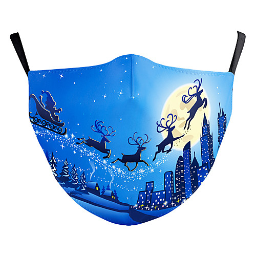 

Face cover Men's Polyester One-Size Blue 1pc / pack Adults Anti-UV Daily Punk & Gothic All Seasons