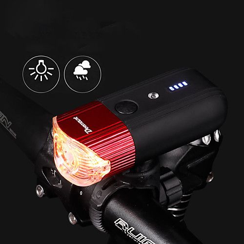 

usb rechargeable bicycle headlight bike light 1000 lumens super bright front light 5 light modes fits all bicycles