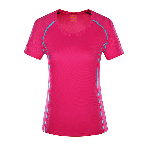 

Women's Short Sleeve Running Shirt Tee Tshirt Breathable Quick Dry Moisture Wicking Gym Workout Running Active Training Walking Jogging Sportswear Solid Colored White Black Blue Fuchsia Orange Green