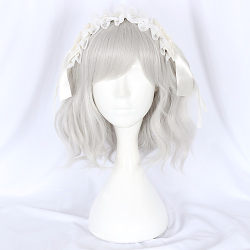 

No Silver Sweet Lolita Ōji Lolita (Boystyle) Lolita Lolita Wig 40 inch Cosplay Wigs Fashion Wig Halloween Wigs