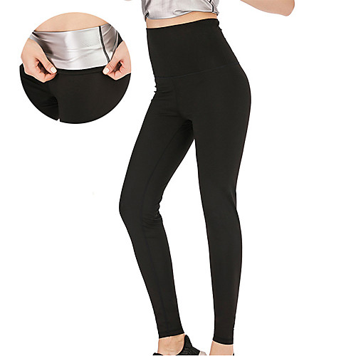 

Slimming Pants Sports Lycra Polyster Yoga Gym Workout Pilates Stretchy Weight Loss Tummy Fat Burner Hot Sweat For Women