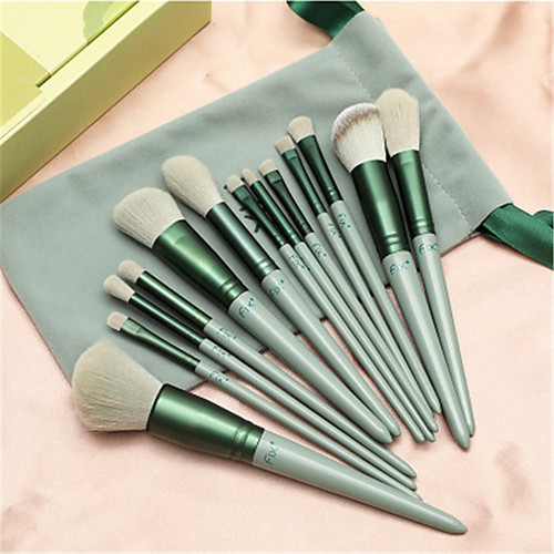 

13 Pcs Professional Makeup Brush Set Synthetic Foundation Blending Concealer Eye Face Liquid Powder Cream Cosmetics Brushes