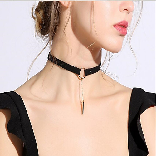 

Pendant Necklace Women's Black 33 cm Necklace Jewelry 1pc for Wedding Gift Daily Prom Festival