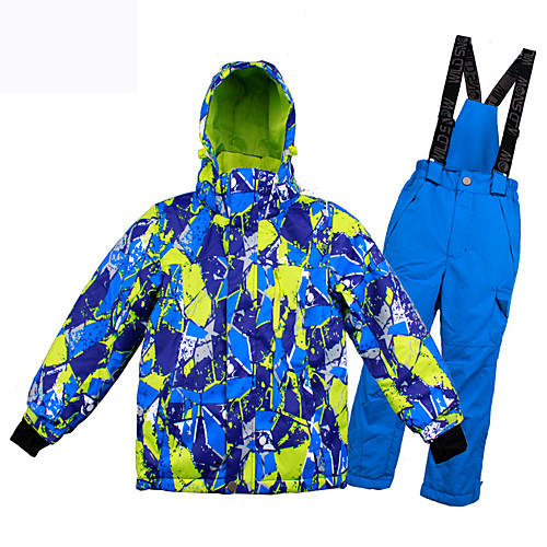 

Wild Snow Boys' Girls' Ski Jacket with Pants Ski / Snowboard Multisport Snowsports Windproof Warm Ventilation Mesh Polyester Clothing Suit Ski Wear / Winter