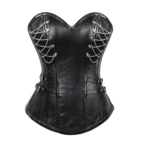 

Women's Corset G-strings & Thongs Panties Opaque Metallic Buckle Sexy Rivet Undergarments