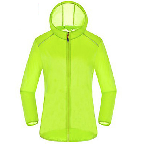 

Women's Men's Long Sleeve Windbreaker Running Skin Jacket Full Zip Outerwear Coat Top Athletic Athleisure Summer Packable UV Sun Protection Quick Dry Fitness Gym Workout Performance Running Jogging