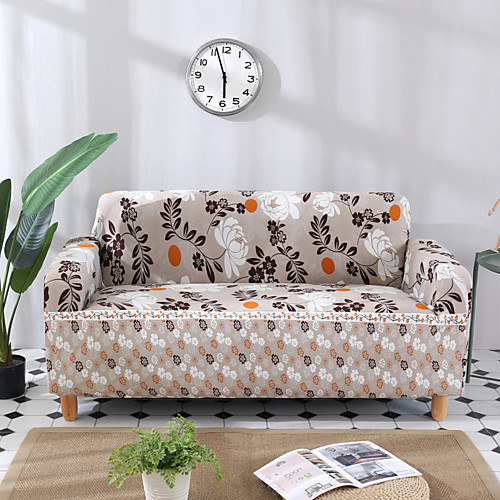 

Stretch Slipcover Sofa Cover Couch Cover Floral Printed Sofa Cover Stretch Couch Cover Sofa Slipcovers for 1~4 Cushion Couch with One Free Pillow Case