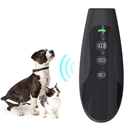 

Strengthen Pet Dog Training equipment Ultrasound Repeller 3 in 1 Control Trainer Device Anti Barking Stop Bark Deterrents