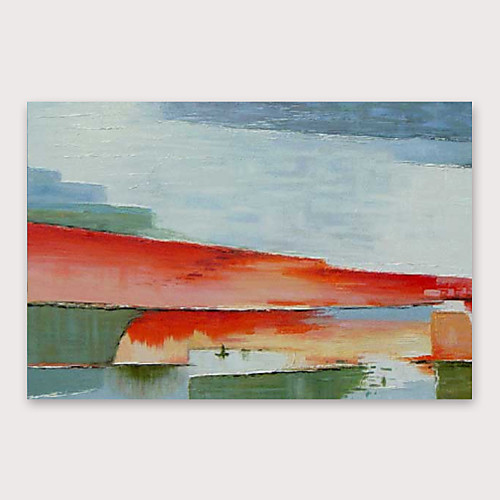 

Oil Painting Hand Painted Horizontal Abstract Modern Stretched Canvas