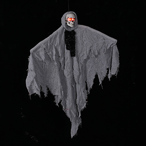 

Halloween Party Toys Halloween Hanging Ghost Skull Skeleton Electric with Scary Sound and Glowing LED Red Eyes Resin Kid's Adults Trick or Treat Halloween Party Favors Supplies