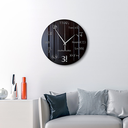 

Modern Wall Clock, 16 Inch Silent Non-Ticking Mirror Wall Clocks Battery Operated Decorative Wall Clock for Office, Kitchen, Living Room 28cm28cm