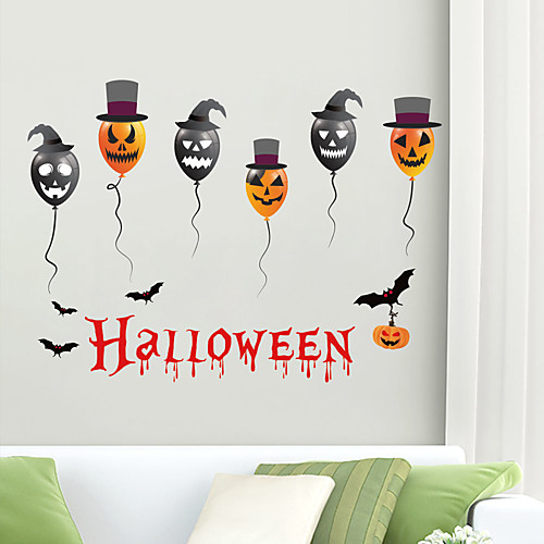 

Halloween Pumpkin Wall Stickers Decorative Wall Stickers, PVC Home Decoration Wall Decal Wall Decoration / Removable 30902CM