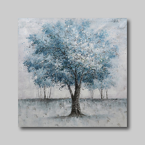 

Oil Painting Hand Painted Square Abstract Still Life Comtemporary Modern Stretched Canvas