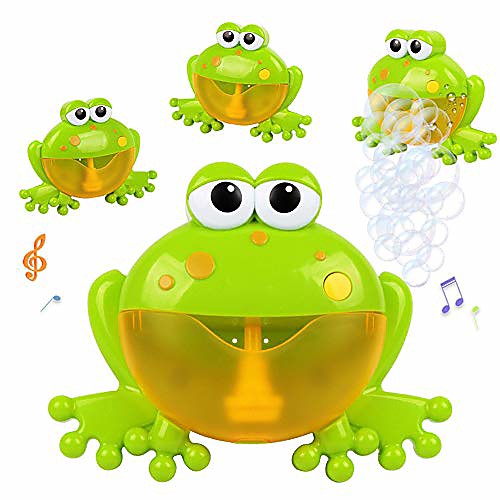 

frogs bubble bath toy | music nursery rhyme bubble blower machine for toddler | let baby love bathing