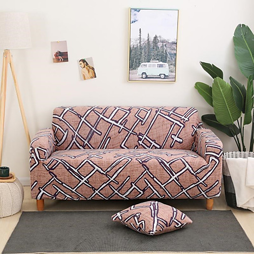 

Sofa Cover Geometric / Classic / Contemporary Yarn Dyed Polyester Slipcovers