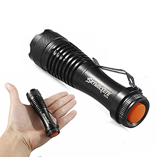 

mini led flashlight, super bright 2000 lumens zoomable q5 aa/14500 3 modes flashlight torch lamp for outdoor & #40;a& #41;