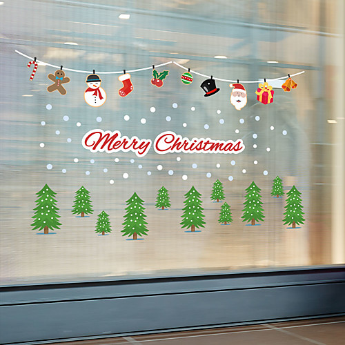 

Christmas Lights Wall Stickers Decorative Wall Stickers, PVC Home Decoration Wall Decal Wall Decoration / Removable 30902CM