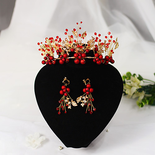 

Chinese Style Headpieces Crystal / Alloy Headpiece / Suits with Crystal / Metal 1 Piece Wedding / Special Occasion Headpiece