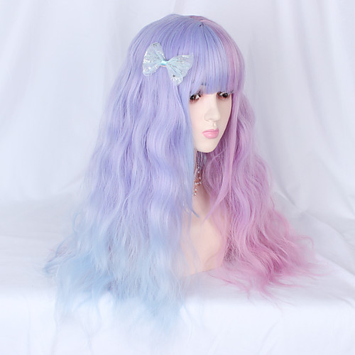 

No PinkPurple Sweet Lolita Ōji Lolita (Boystyle) Lolita Lolita Wig 70 inch Cosplay Wigs Fashion Wig Halloween Wigs