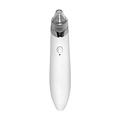 

electronic blackhead extractor, usb rechargeable blackhead removal facial pore cleaner acne remover tool (white)