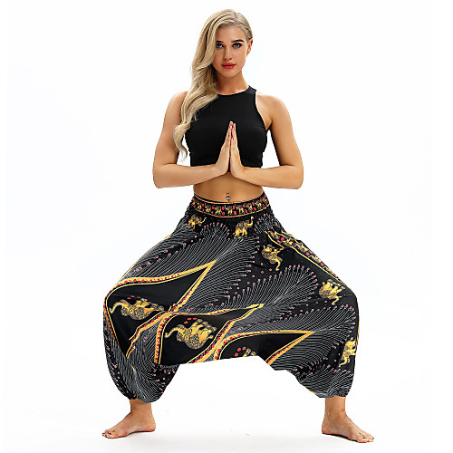 

Women's Yoga Pants Harem Bottoms Breathable Quick Dry Black Yoga Fitness Gym Workout Sports Activewear / Casual / Athleisure