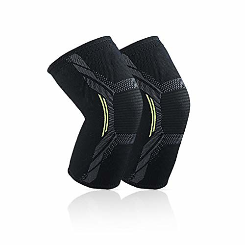 

knee compression sleeve, elastic breathable knee brace for men & women, knee support & pain relief for meniscus tear, acl, arthritis, basketball, running, tennis, volleyball, weightlifting,