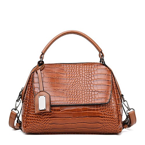 

Women's Bags PU Leather Leather Top Handle Bag Tassel Daily Outdoor Handbags Black Purple Brown Gray