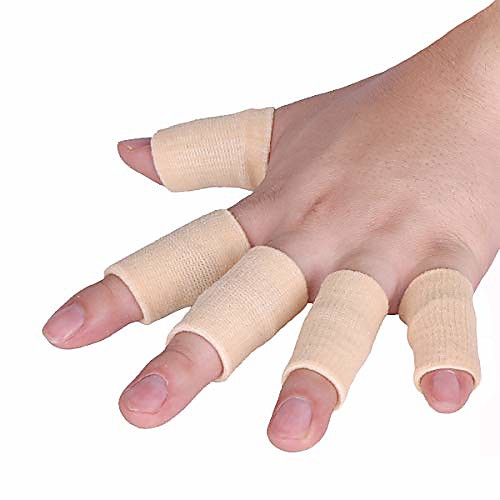 

finger sleeves, thumb splint brace for finger support, relieve pain for arthritis,triggger finger, compression aid for sports, beigeblack