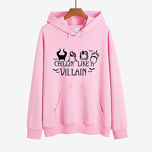 

Women's Pullover Hoodie Sweatshirt Graphic Daily Other Prints Casual Hoodies Sweatshirts Loose White Black Purple